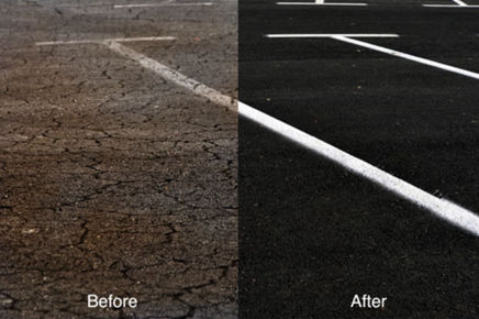 Sealcoating your driveway or parking lot